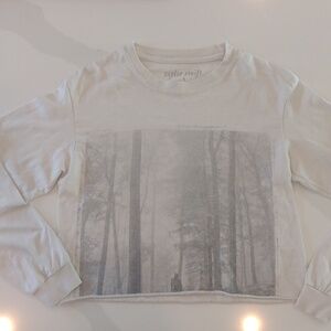Taylor Swift folklore cropped long sleeve, size small